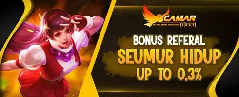 Bonus Referal Seumur Hidup 0.3% promotion banner